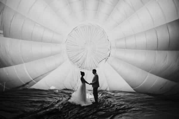 Exclusive Flight Proposal hot air balloon flight
